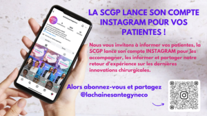 La SCGP lance son compte Instagram pour vos patientes !